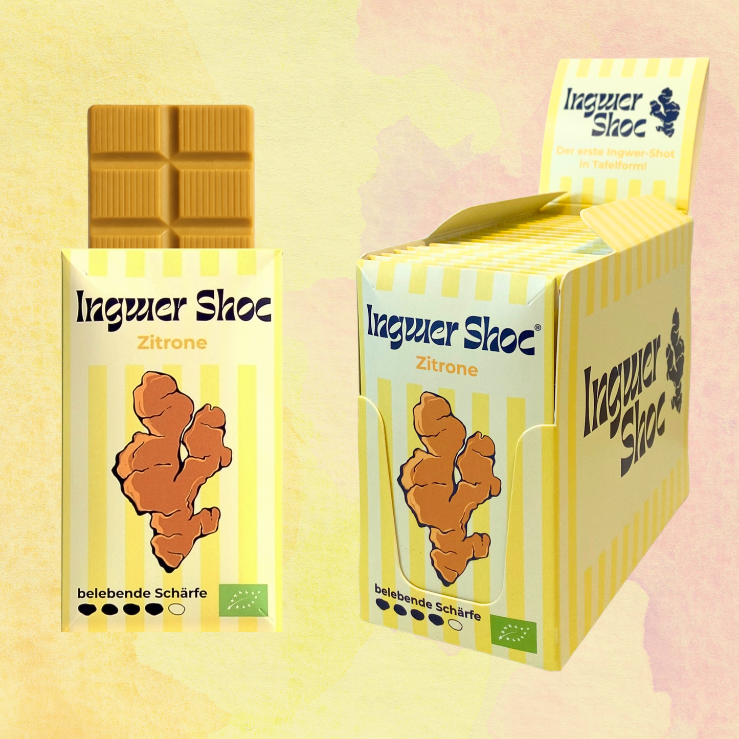 Bio Ingwer Shoc Zitrone, 20 Stück Vorteilsbox