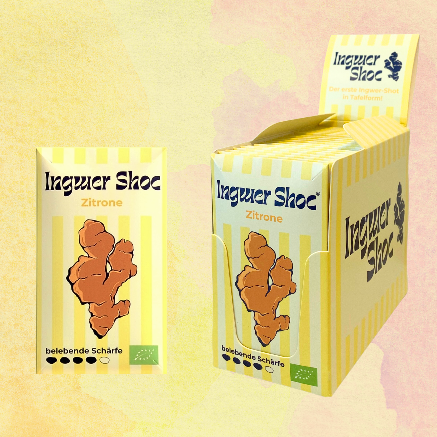 Bio Ingwer Shoc Zitrone, 20 Stück Vorteilsbox