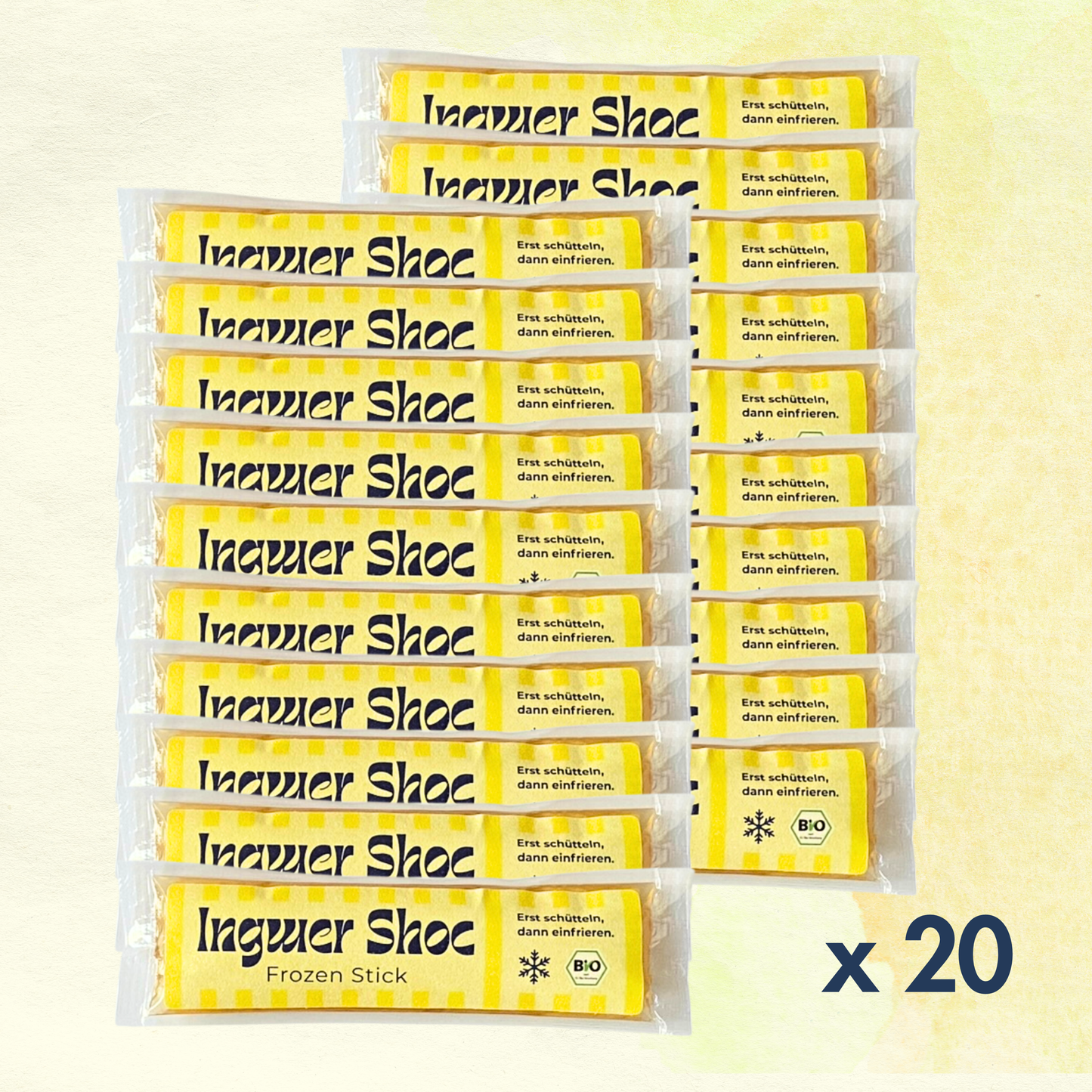 20x Frozen Ingwer-Shot