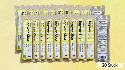 20x Frozen Ingwer-Shot