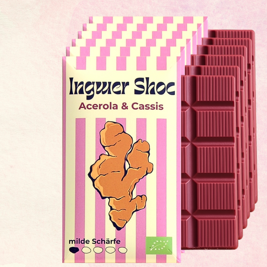 6er-Set Ingwer Shoc Acerola & Cassis