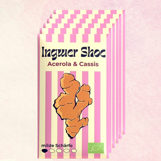 6er-Set Ingwer Shoc Acerola & Cassis