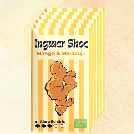 6er-Set Ingwer Shoc Mango & Maracuja